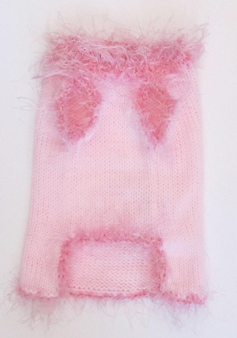 Pink dog sweater pink dog clothes small dog clothing xxxs xxs Etsy