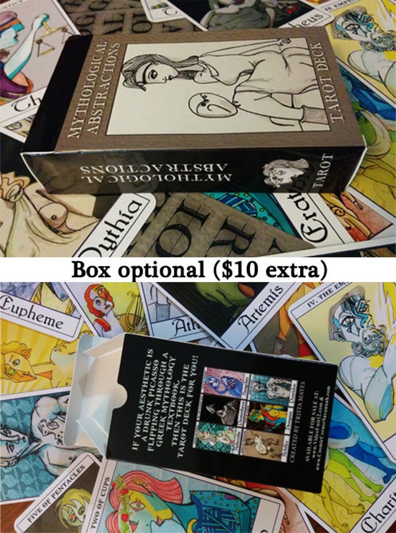 Greek Mythology Tarot Deck, tarot cards, cubism-inspired, Mythological Abstractions image 5