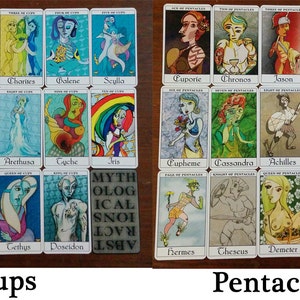 Greek Mythology Tarot Deck, tarot cards, cubism-inspired, Mythological Abstractions image 3