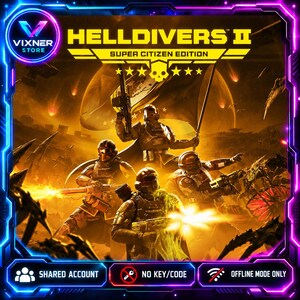 HELLDIVERS 2 Super Citizen – PC Steam – Offline-Zugriff mit Guide | SHARED