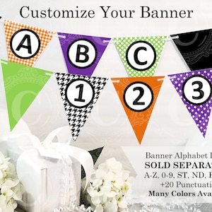 Halloween Banner Printable Halloween DIY Custom Banner - Etsy