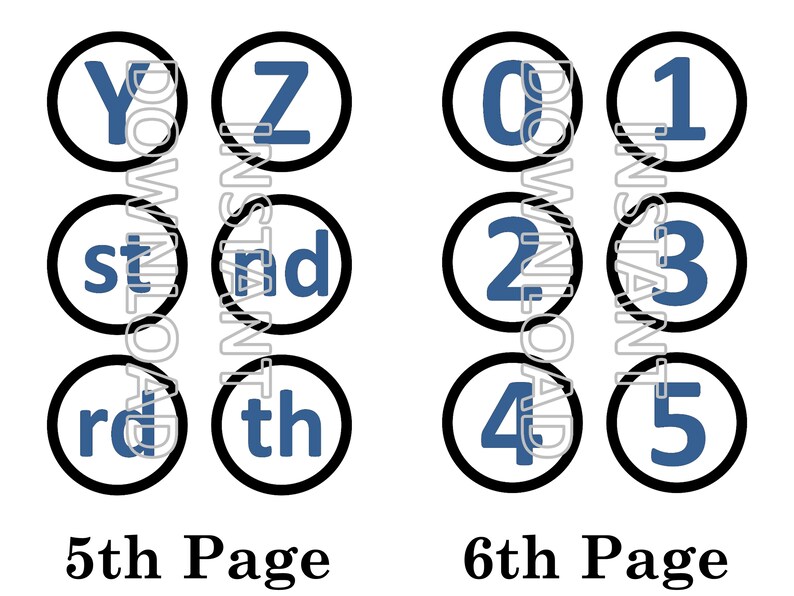 Navy Blue Alphabet Banner Letters Printable Navy Blue Bunting - Etsy