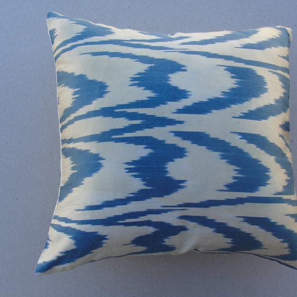 Modern Home Decor, Ikat Pillow Cover 15." X 15.",Ikat Pillow,Decorative Pillow,Vintage Ikat Pillow