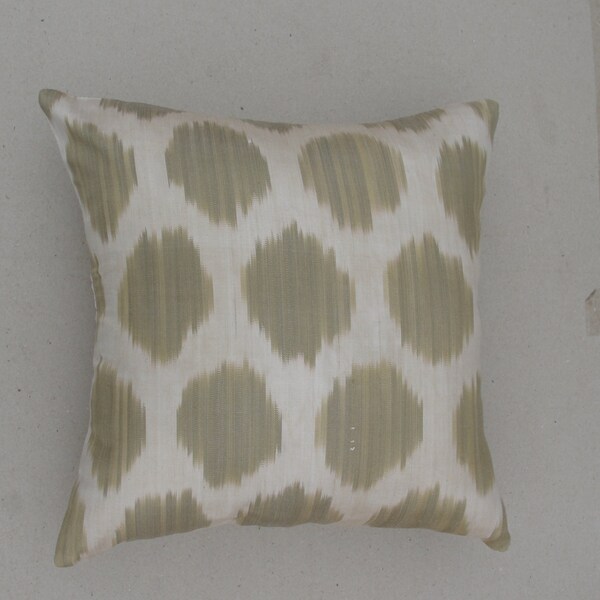 Modern Home Decor, Ikat Pillow Cover 15." X 15.",Ikat Pillow,Decorative Pillow,Vintage Ikat Pillow