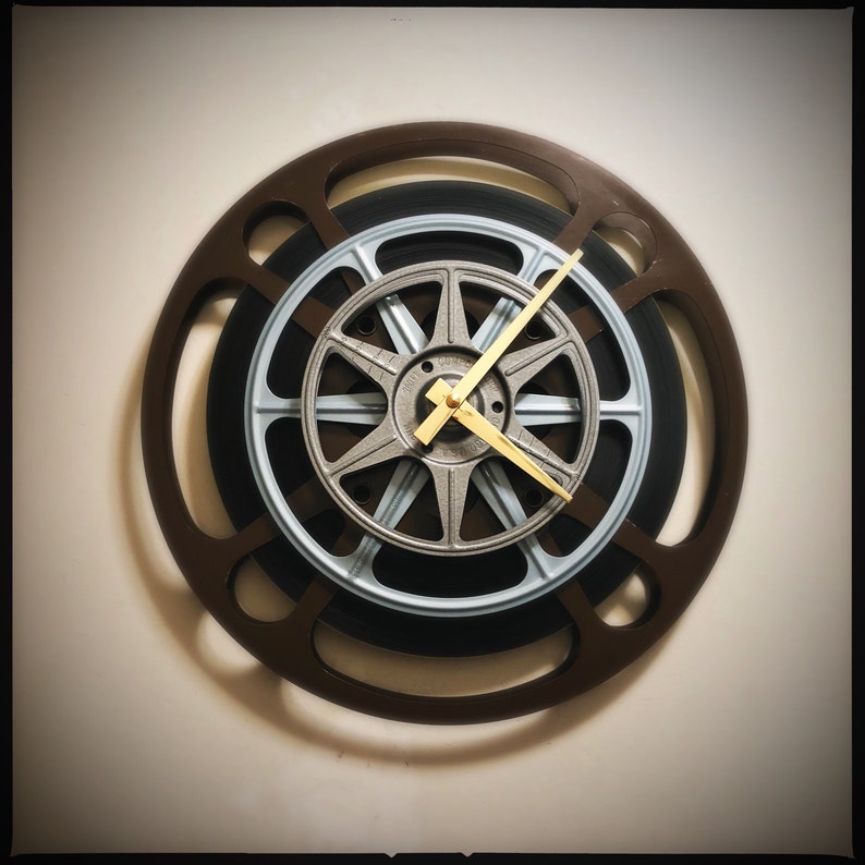 Home Decor Antique Bronze Metal Movie Reels Wall Art Theater Home