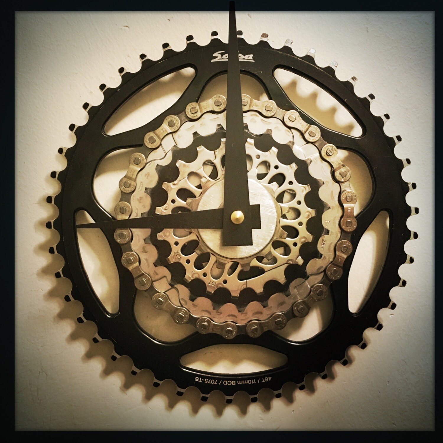 Bike Gear Wall Clock Steampunk Decor Cycling Gift For Men Etsy