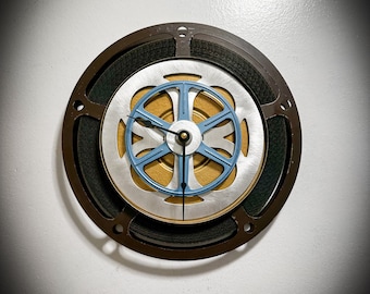 Film Reel Wall Clock, Movie Memorabilia, Vintage Cinema Wall Art, Media Room Decor, Home Theater Clock For Walls