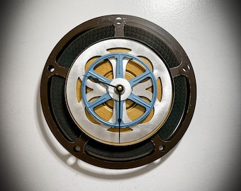 Film Reel Wall Clock, Movie Memorabilia, Media Room Decor, Home Theater Clock For Walls