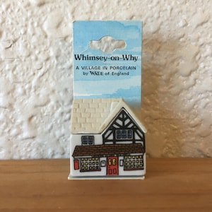 Whimsey~on~Why Porcelain Village Post Office #12 // Miniature Ceramic Porcelain Post Office Building