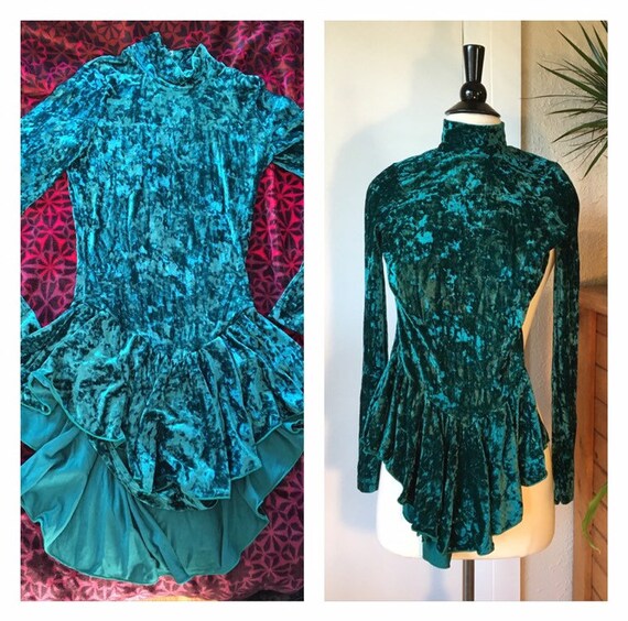 Vtg Velvet Leotard Gymnastics Leotard