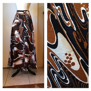 Psychedelic Skirt XXS Handmade 1970&#39;s