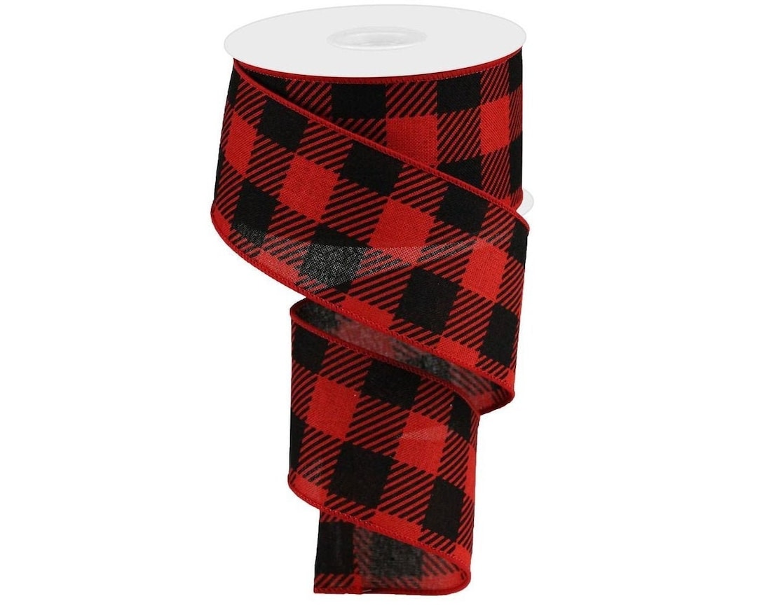 Ruban à Carreaux Rouge, Ruban à Carreaux, 50 Mètres Superbe Artisanat D Coration Pour V Tements F Tes D Anniversaire Tissu Coudre Noir Et Blanc Rouge Blanc