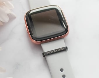 Personalisierte Smart Watch Band Charm | Fitness Tracker Anhänger | Marathon Anhänger | Armbanduhr Bling | Armbanduhr Charm | Stahlband Charm | Krankenschwester Geschenk