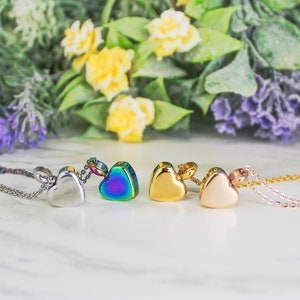 Personalized Heart Cremation Urn Necklace, Urn Jewelry, Ash Urn Necklace, Memorial Jewelry, Vial for Ashes, Cremains Urn Necklace, Ash Heart