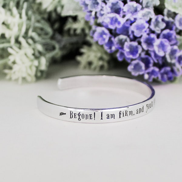 Frankenstein Quote Bracelet | Literature Jewelry | Empowerment Jewelry | Mary Shelley Bracelet | Frankenstein Jewelry | Rage Cuff Bracelet