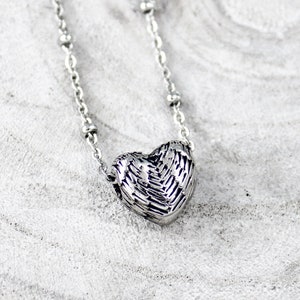 Collier d’urne de crémation | Bijoux d’urne | Collier d’urne de cendres | Bijoux commémoratifs | Urne funéraire délicate | Collier coeur aile d’ange | Acier