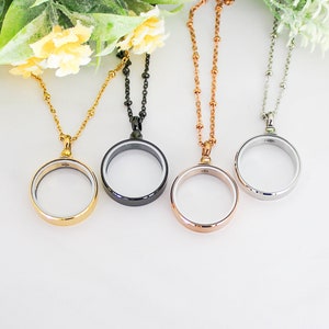 Glass Urn Necklace | Cremation Dust Pendant | Clear Glass Urn Locket Jewelry | Memorial Necklace | Fillable Necklace | Ash Jewelry | Sand