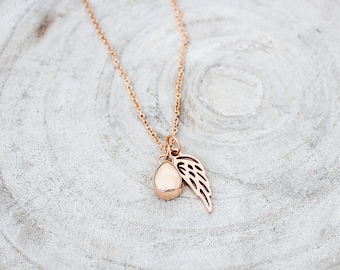 Cremation Jewelry Urn Jewelry Red Rose Gold Tear Urn Necklace for Ashes Ash Urn Necklace Teardrop Urn Pendant