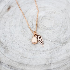 Mini Teardrop Cremation Urn Necklace Urn Jewelry Ash Urn Necklace Memorial Jewelry Urn Necklace Dainty Discreet Urn Memorial image 1