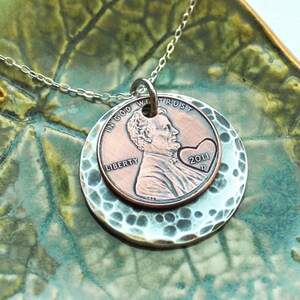 Lucky penny necklace clearance