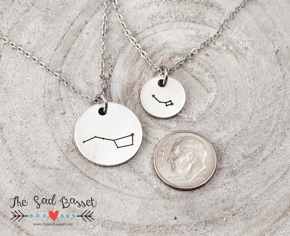 big and little dipper necklaces