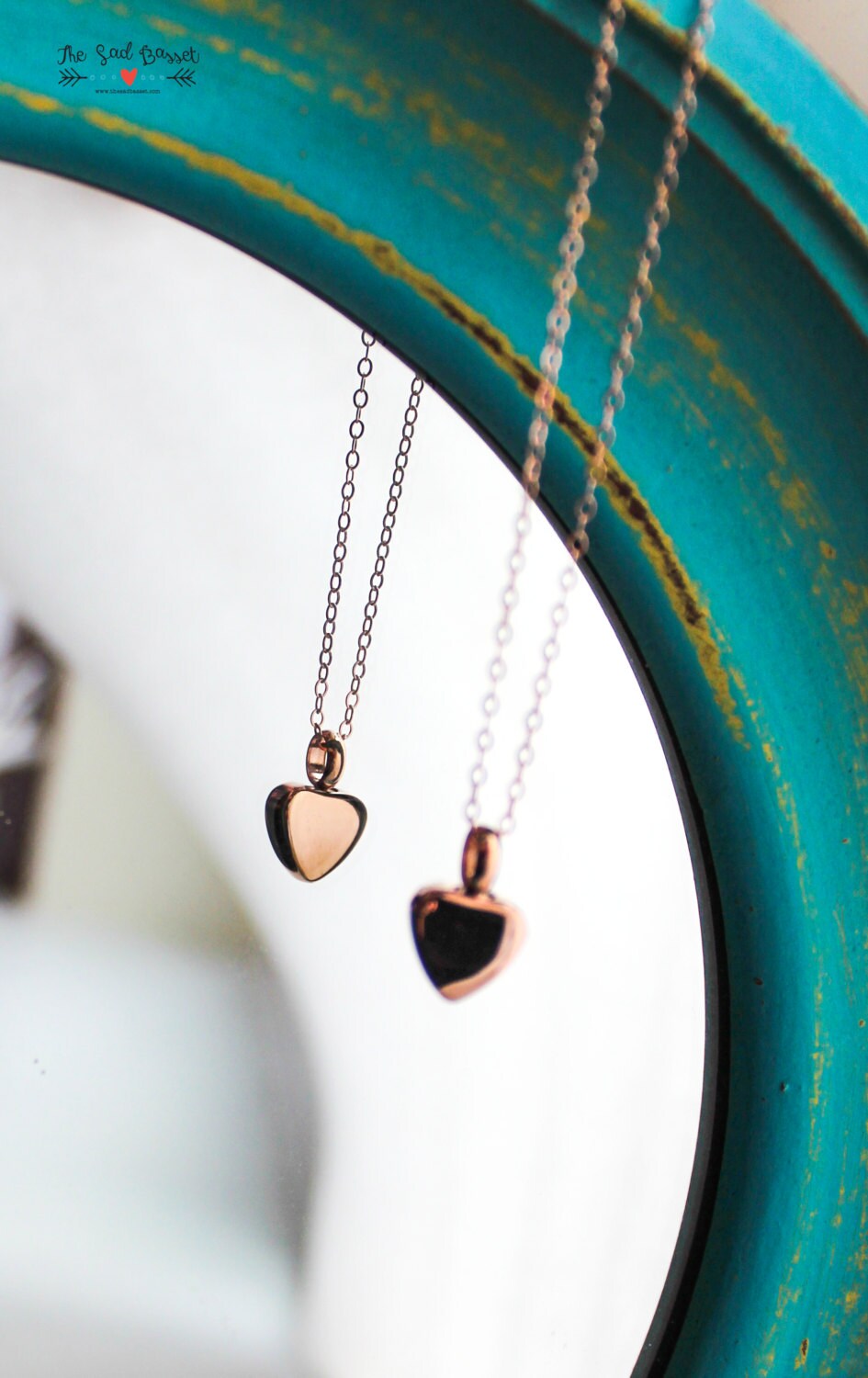 Rose Gold Cremation Urn Necklace | Urn Jewelry | Ash Urn Necklace | Memorial Jewelry | Heart Urn Necklace | Dainty Discreet Urn | Pink Gold