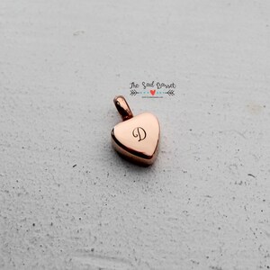 Rose Gold Cremation Urn Necklace Urn Jewelry Ash Urn Necklace Memorial Jewelry Heart Urn Necklace Dainty Discreet Urn Pink Gold image 4
