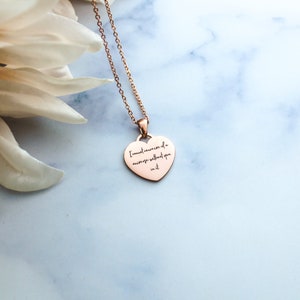 Gideon The Ninth I Cannot Conceive Of A Universe Without You In It Heart Pendant Bookish Jewelry Book Heart Necklace Locked Tomb Rose Gold Steel