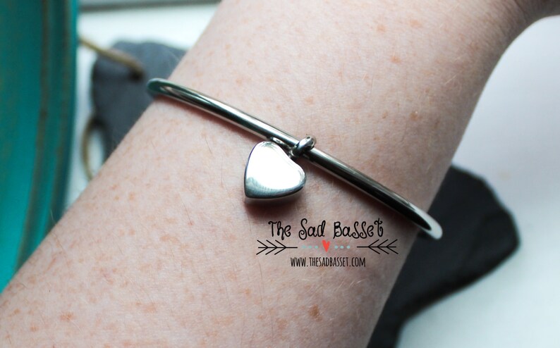 In Loving Memory Memorial Jewelry Cremation Urn Bracelet Hand Stamped Cremation Jewelry Pet Personalized Cremation Urn Bangle