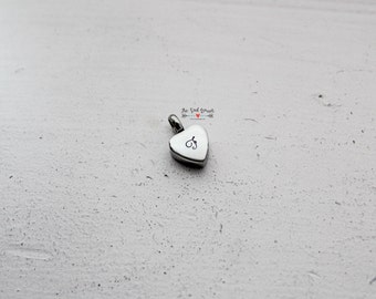 Cremation Urn Charm | Personalized Cremation Jewelry | Cremation Urn Heart | Memorial Jewelry | In Loving Memory | Personalized Jewelry