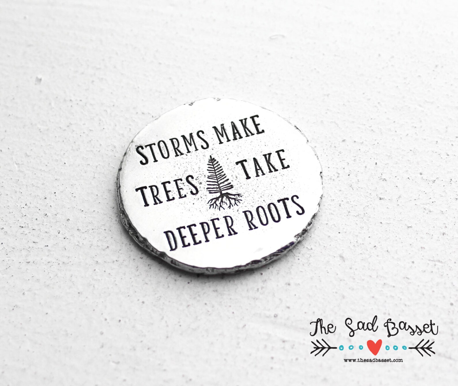 Pocket Token Love Token Good Luck Charm Worry Stone Etsy