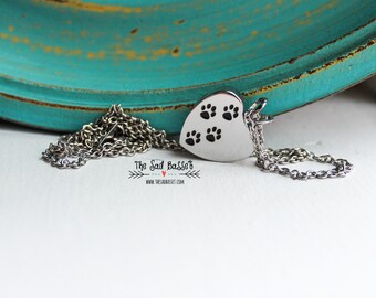 Pendentif personnalisé d’urne de crémation pour animaux de compagnie | Bijoux de crémation estampillés à la main | Collier d’urne de crémation | Bijoux commémoratifs | En mémoire d'amour