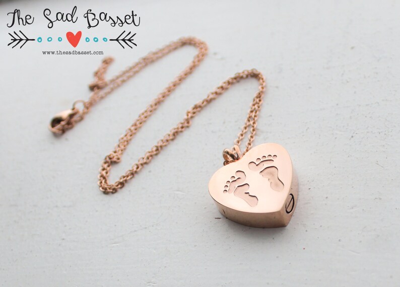 baby cremation urn necklace