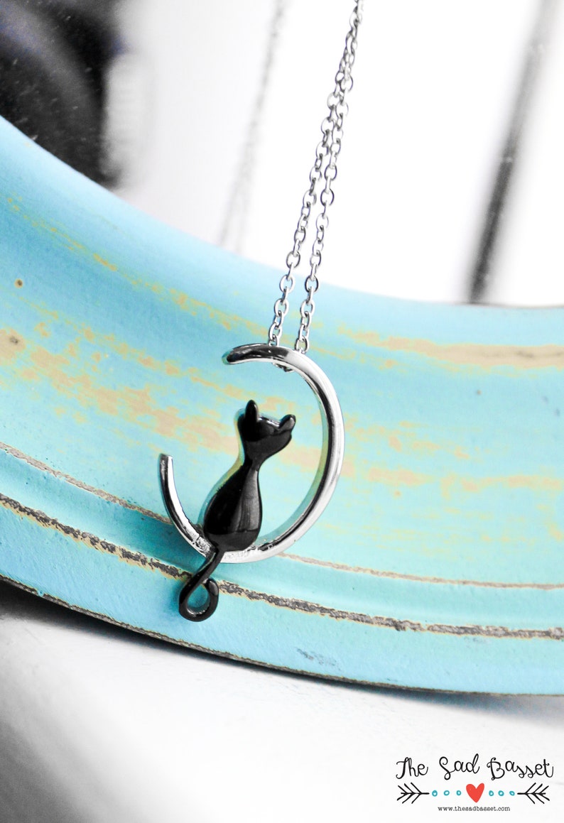 Cat Cremation Urn Necklace Black Cat Cremation Jewelry Etsy