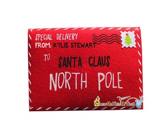 santa envelope etsy