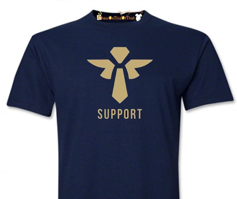 Support Logo League of Legends Tshirt Video Game Apparel MOBA Games