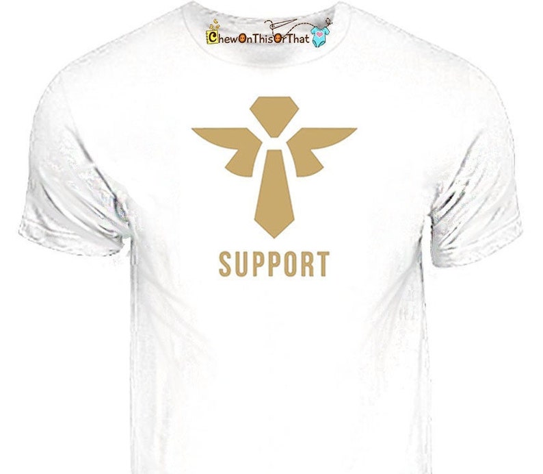 Support Logo League of Legends Tshirt Video Game Apparel MOBA Games