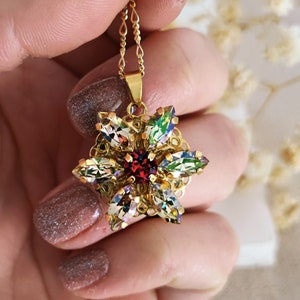 Anastasia Necklace Together in Paris Engraved Luminous Green M