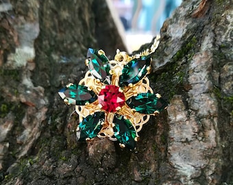 Anastasia Together In Paris Necklace EMERALD M