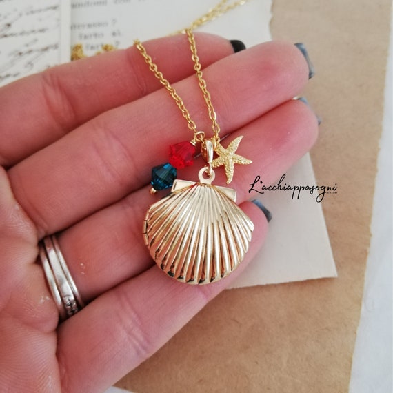 Little Mermaid Seashell Locket 