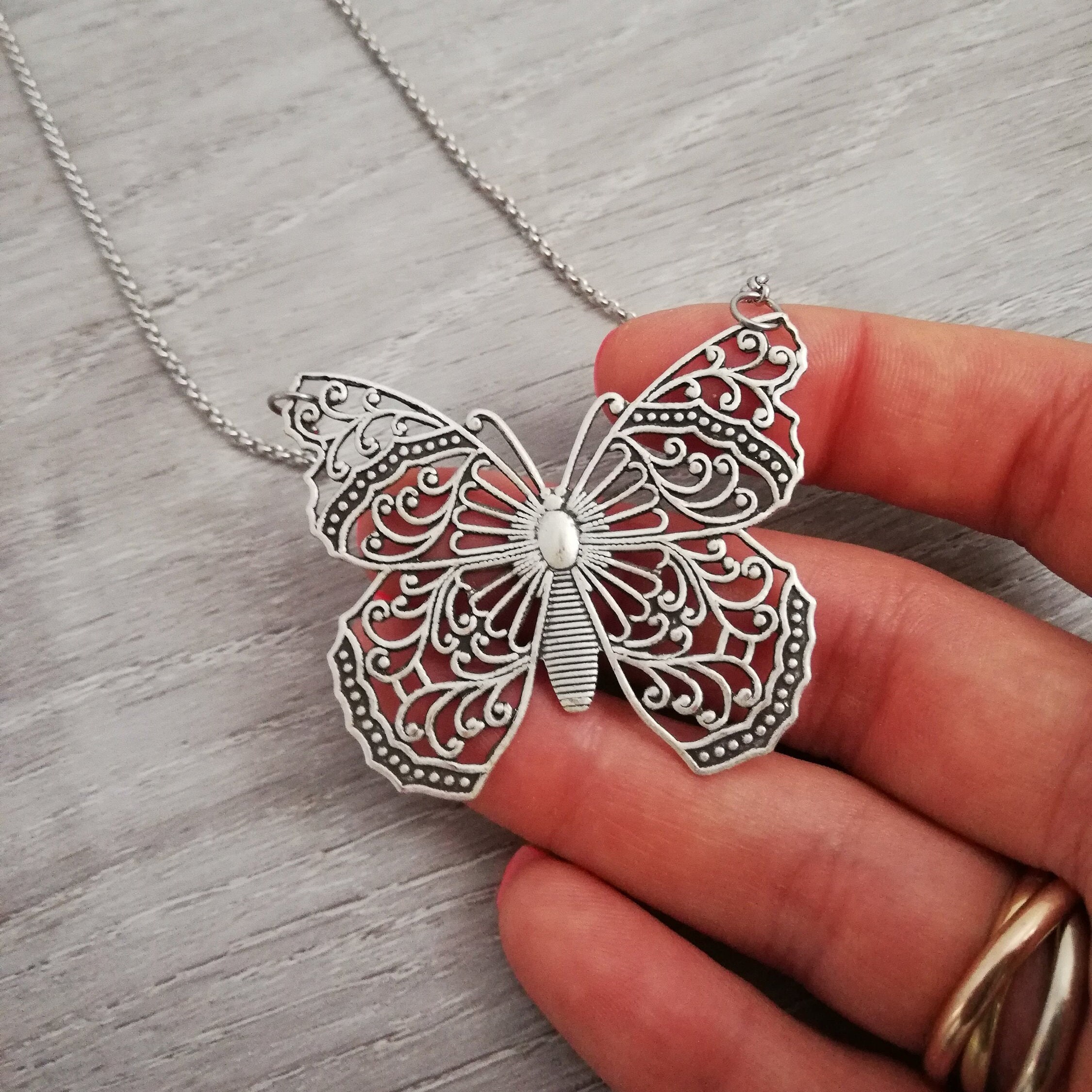 Mamma mia butterfly necklace Clearance