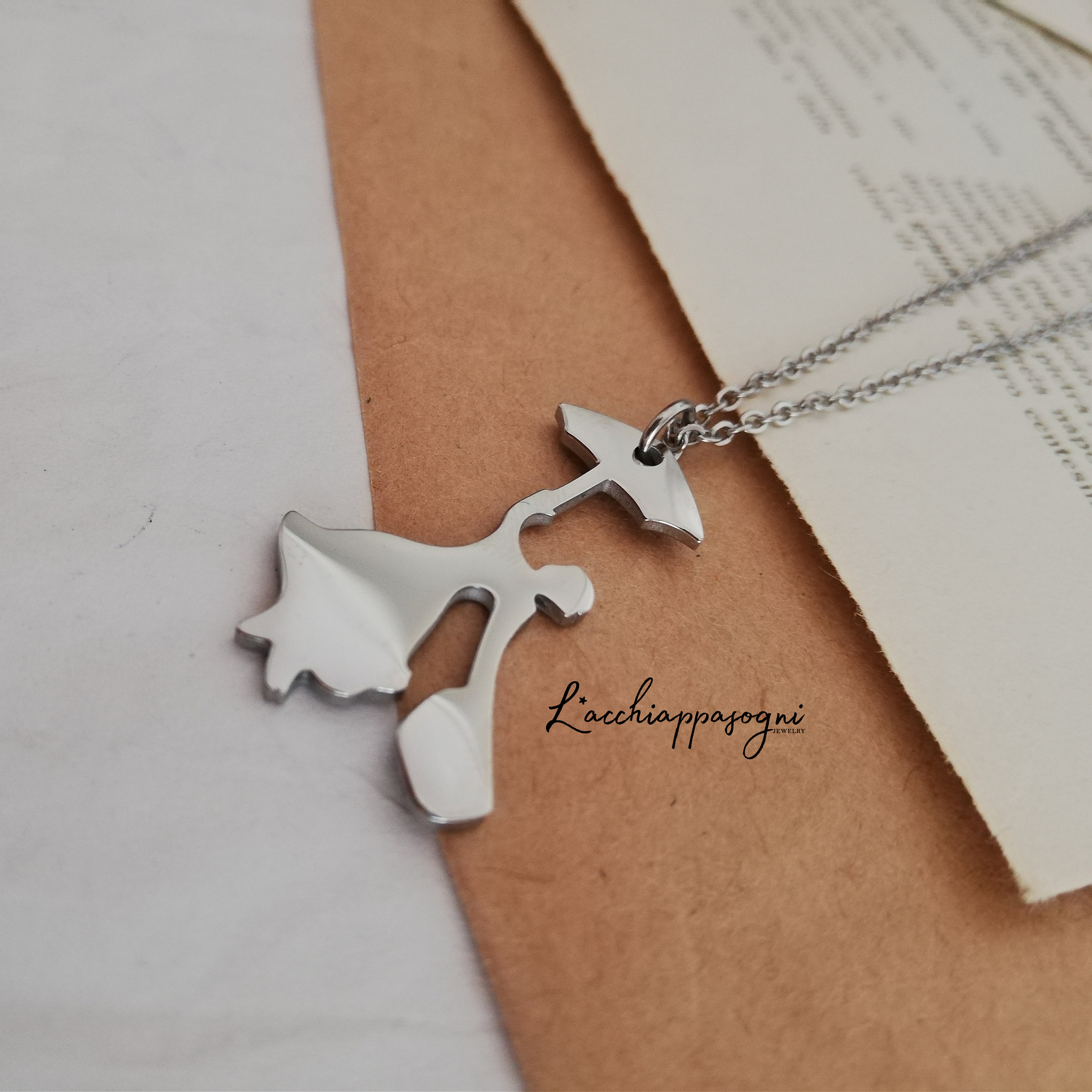 Mary Poppins Stainless Steel Necklace Etsy Singapore