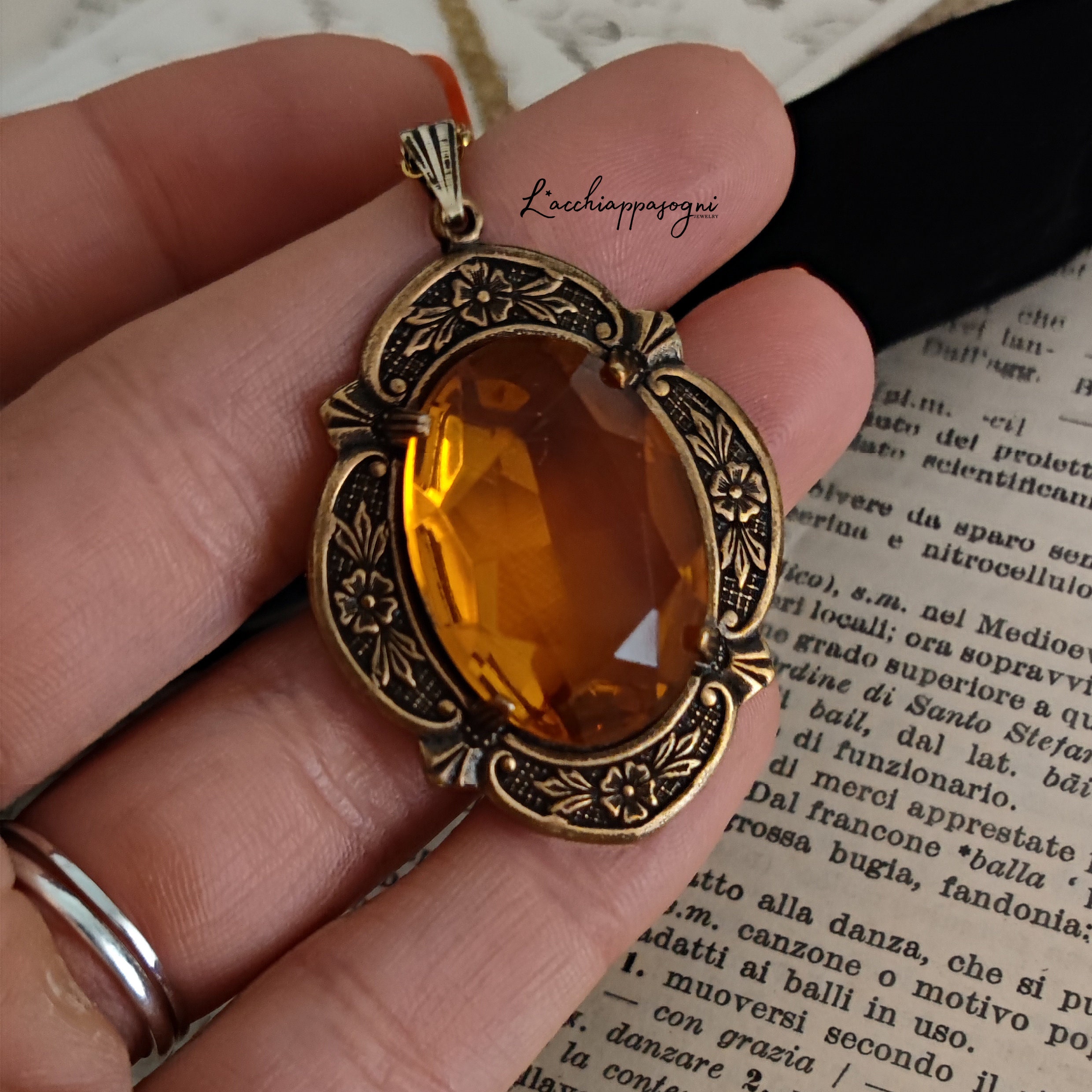 Bonnie Bennett Inspired Amulet Necklace 