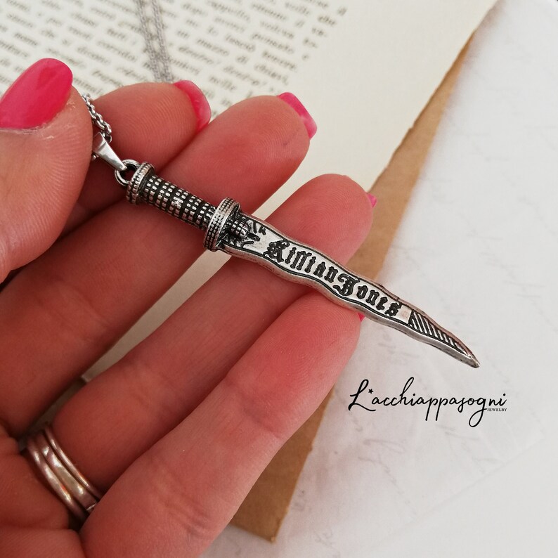 Once Upon A Time Inspired Killian Jones Dagger Necklace