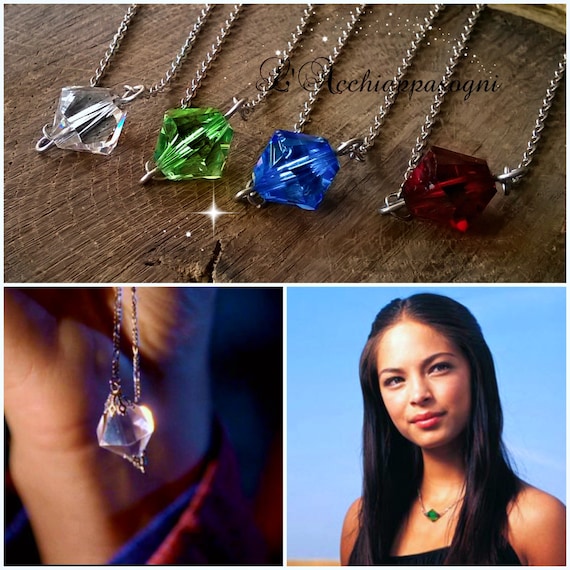 Smallville Lana Lang Kryptonite Necklace Swarovski Etsy