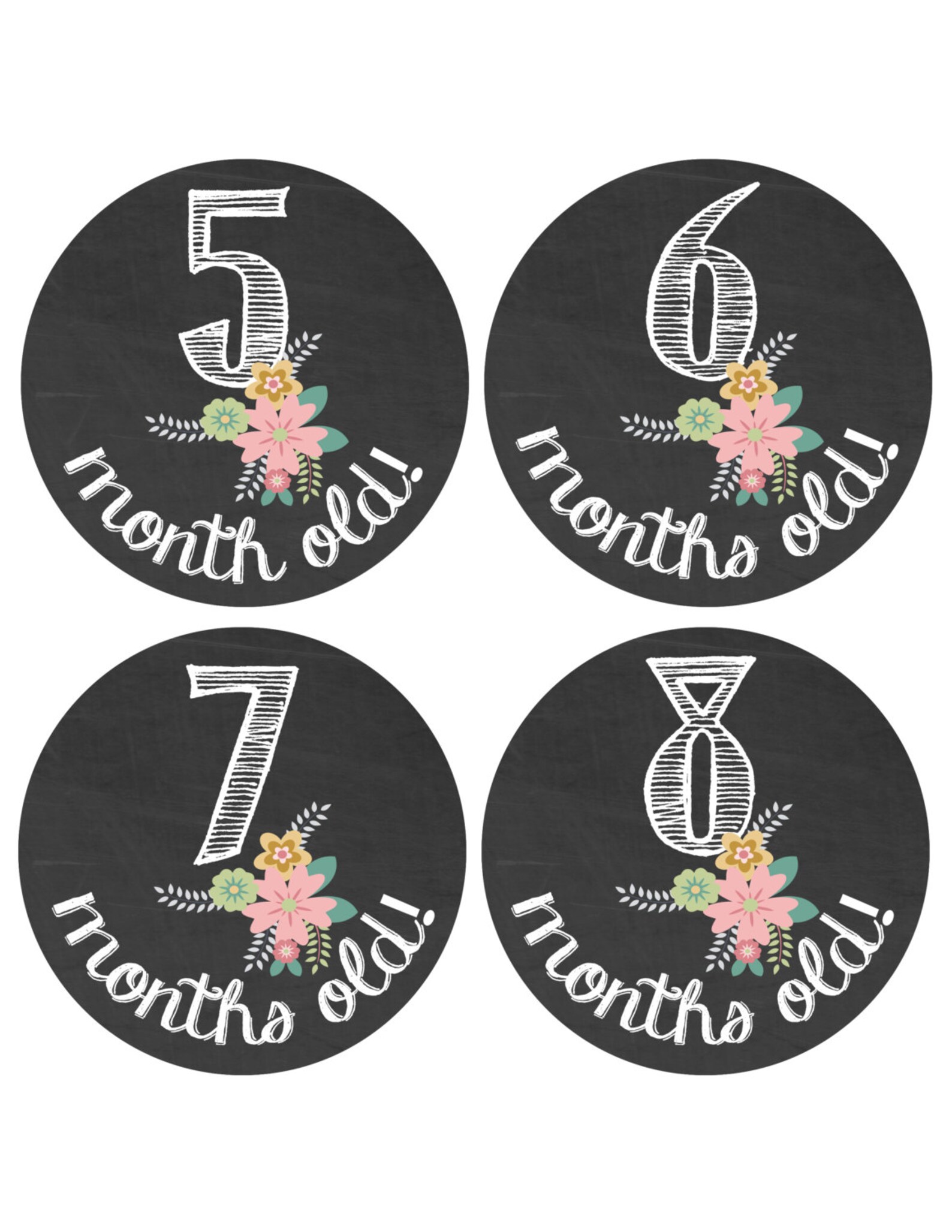 instant-download-printable-milestone-stickers-baby-month-etsy