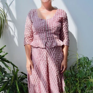 Vintage Ceil Chapman Two Piece Skirt Set