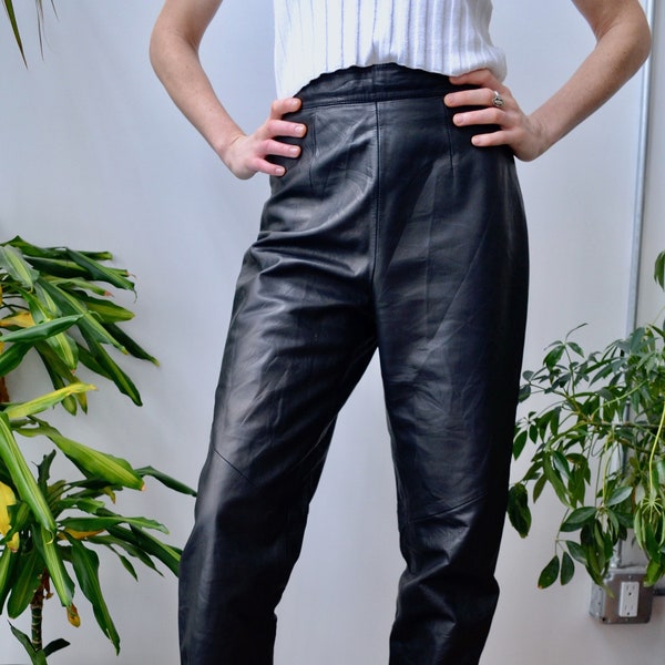 Leather Pants - Etsy