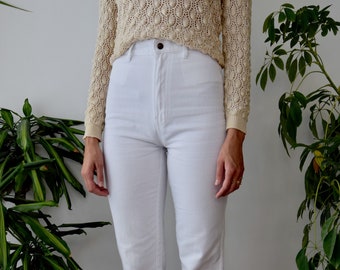 Vintage 70s/80s White Jeans