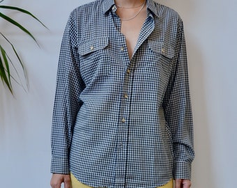70s Lee Gingham Button Up